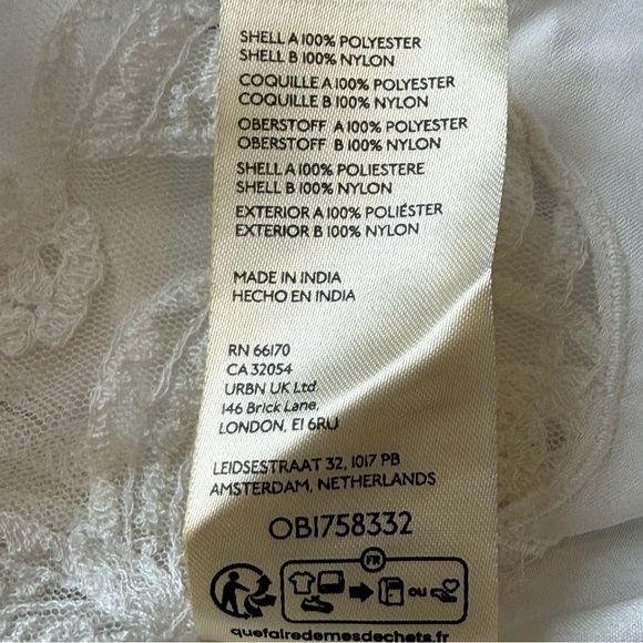 Free People White Lace Midi Skirt - Picture 6 of 8